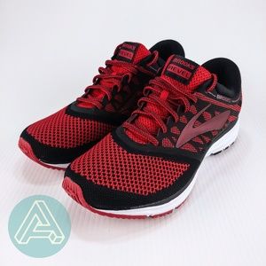 Men's Brooks Revel Size Running Shoes Red/Black
